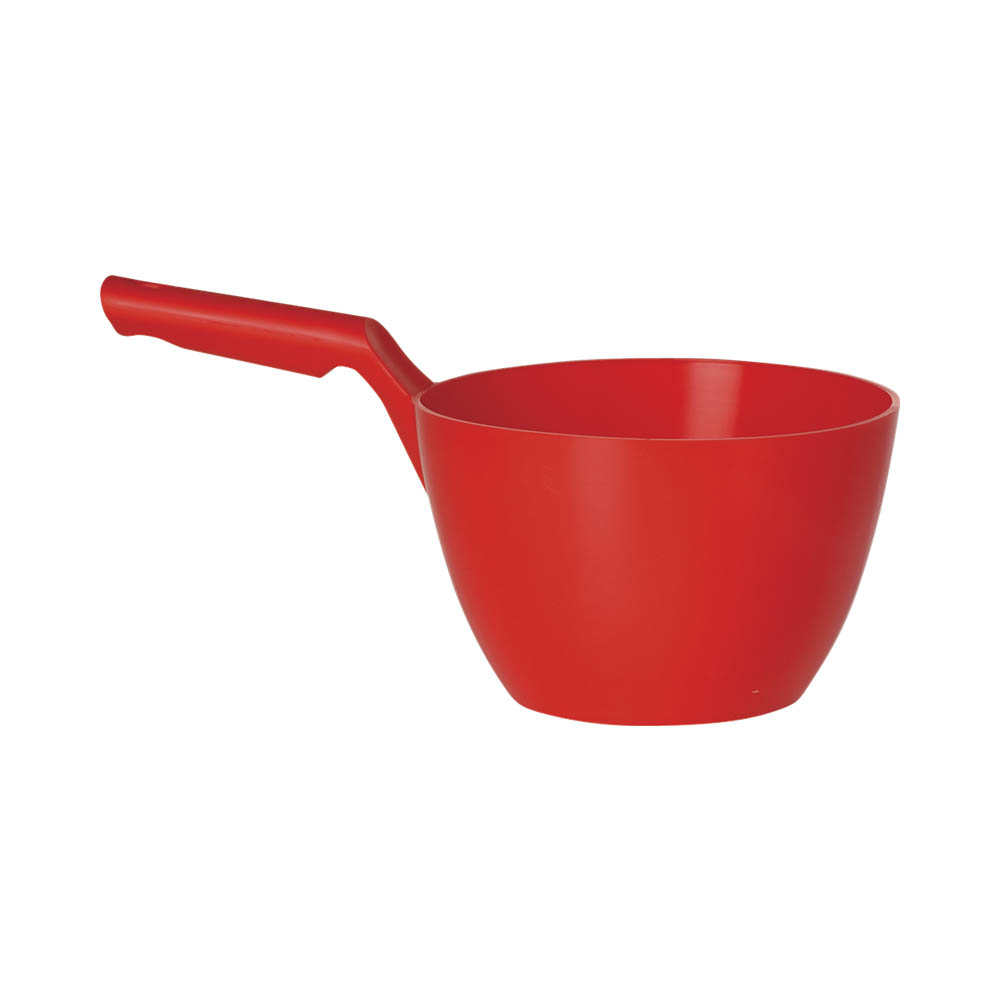 Kulatá naběračka, 2l * , červená, ks - Čisticí přípravky pro kuchyně, restaurace a do myček nádobí
