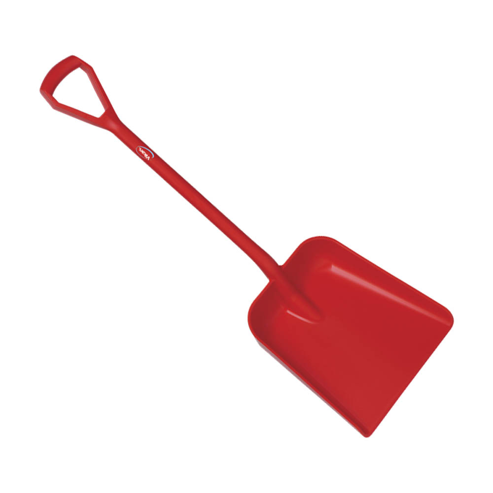Lopata D-úchyt, 1035 mm, velká hluboká červená, ks - Čisticí přípravky pro kuchyně, restaurace a do myček nádobí