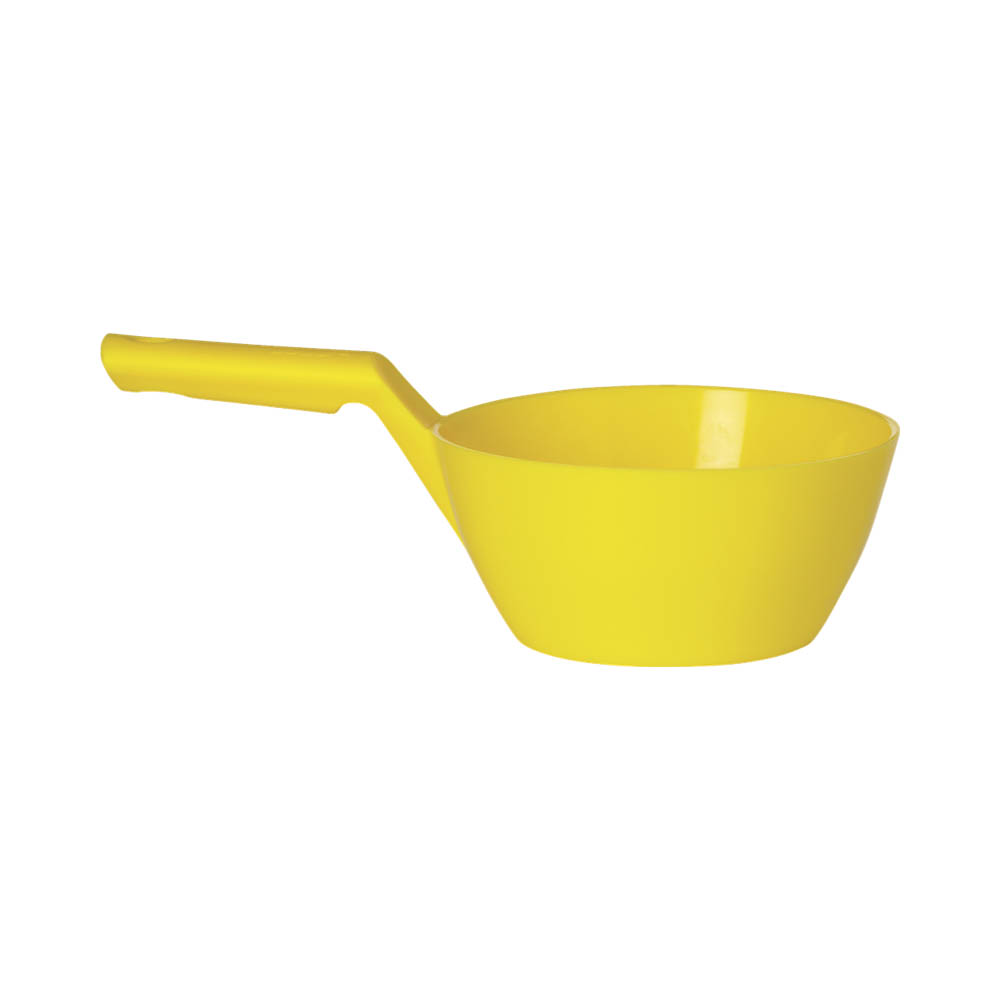 Kulatá naběračka, 1l žlutá, ks - Čisticí přípravky pro kuchyně, restaurace a do myček nádobí